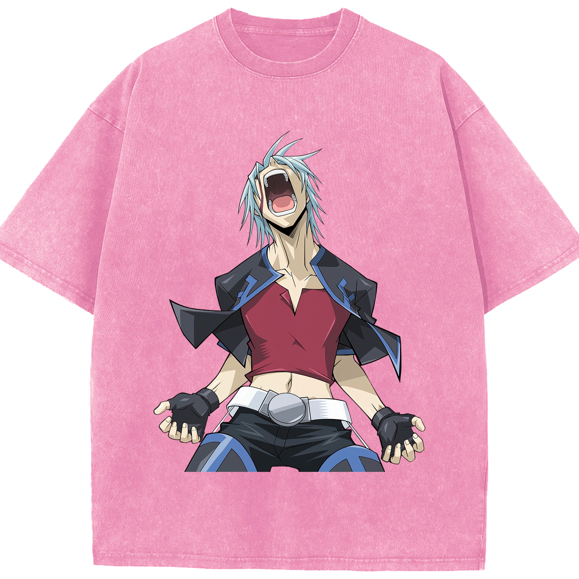 （画像用） 遊☆戯☆王 Yu-Gi-Oh! 綿100% ヴィンテージ風 半袖Tシャツ（フロントプリント）